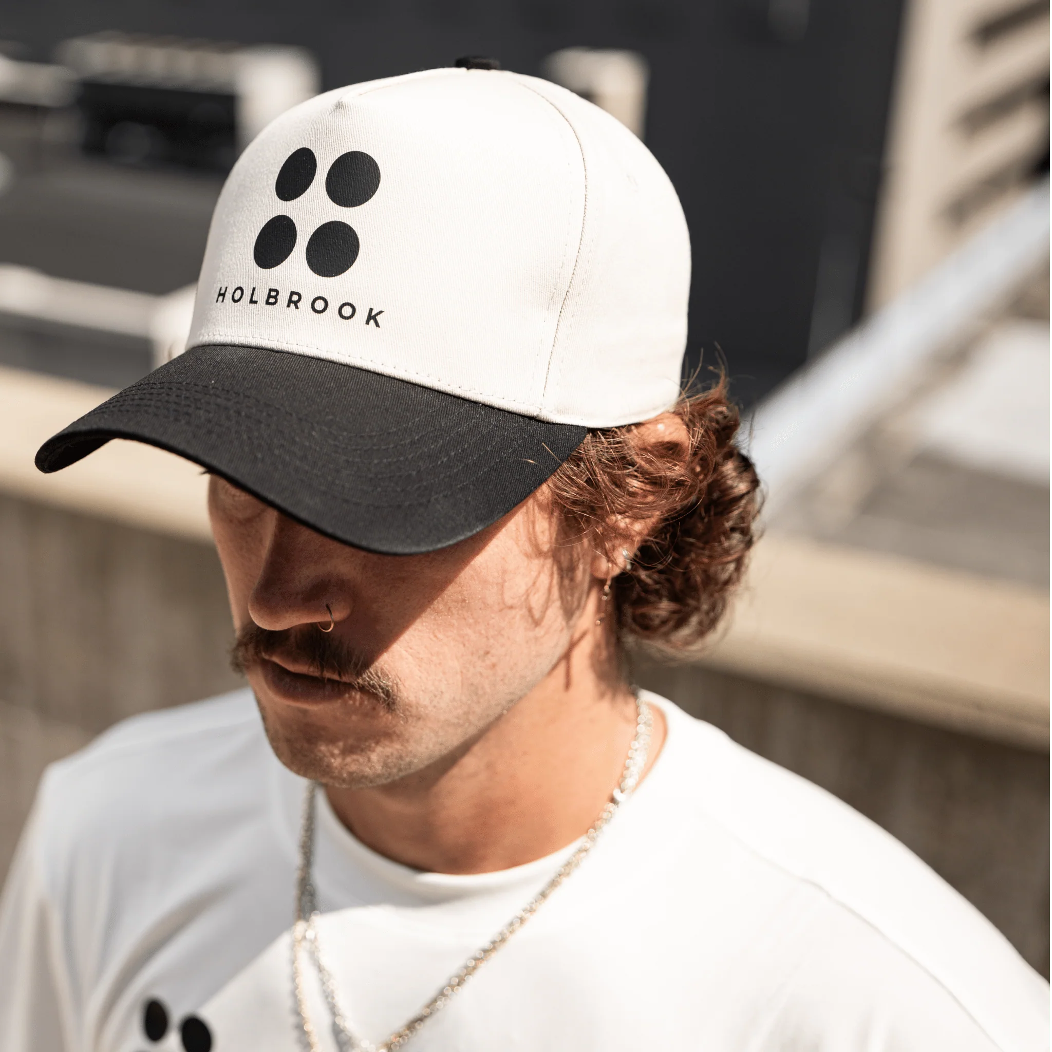 Holbrook Cream Lifestyle Snapback - Image 4