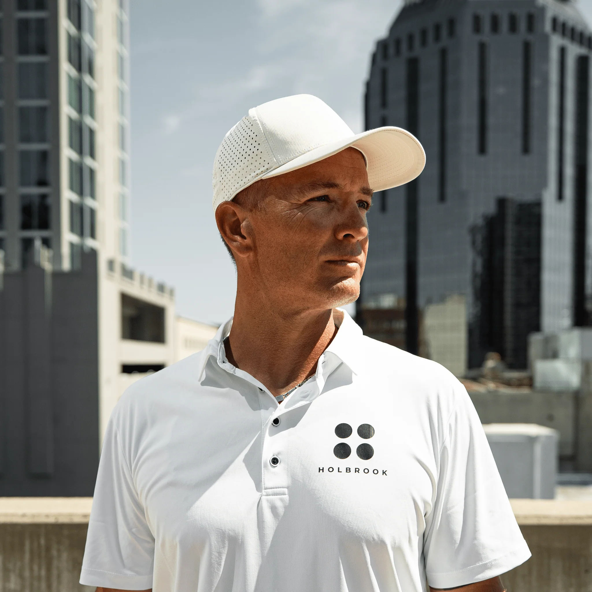 Holbrook Premier Snapback Off-White - Image 4